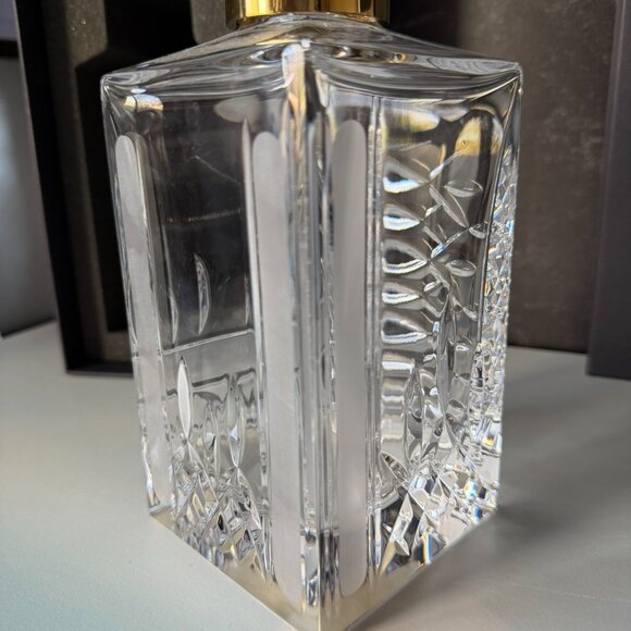 Waterford Lismore Revolution Crystal Square Decanter 25.3oz with Original Box - Picture 7 of 16
